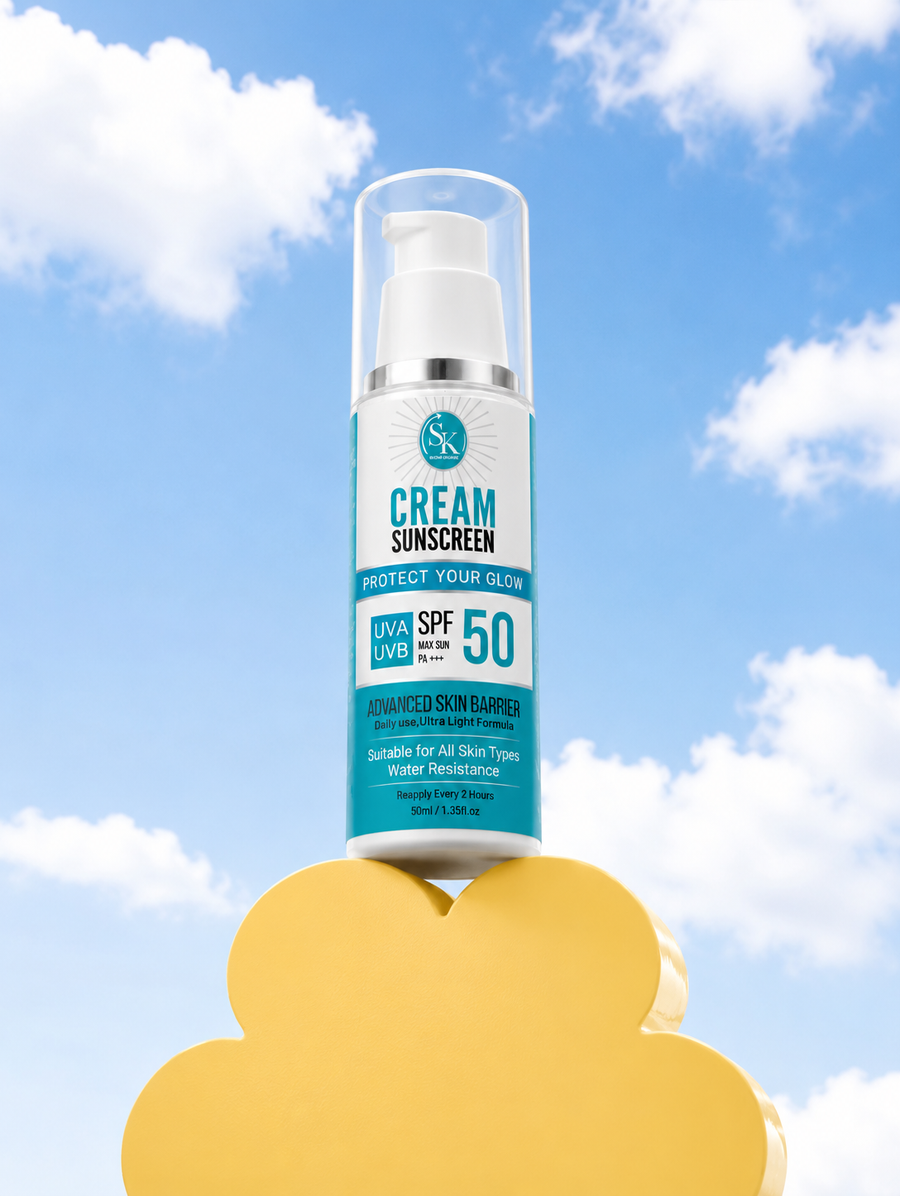 Cream Sunscreen with SP50+