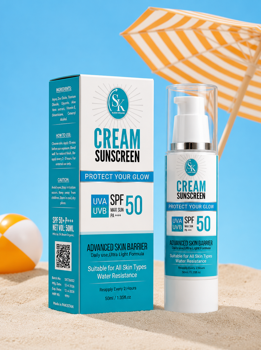 Cream Sunscreen with SP50+